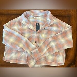 Hollister Cropped Flannel